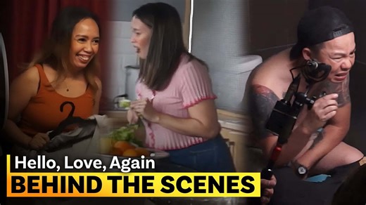 1.4M views · 18K reactions | Lovely, Kakai, and Jeffrey cameo | Behind the Scenes | ‘Hello, Love, Again’ Take a look behind-the-scenes when Gina (Lovely Abella), Sally (Kakai Bautista), and Carlo (Jeffrey Tam) find out that Ethan (Alden Richards) and Joy (Kathryn Bernardo) are both in Calgary! | ABS-CBN Film Productions Inc. (Star Cinema) | Facebook