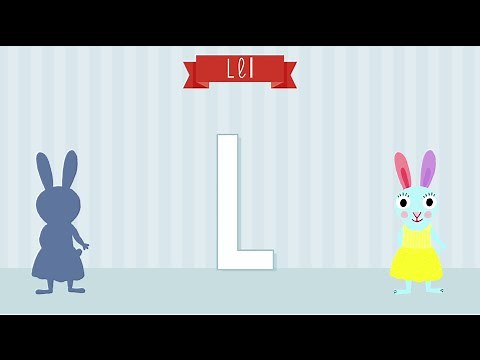 Les lettres de l'alphabet - Apprendre à écrire le L avec Pinpin et Lili