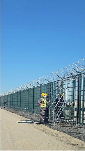 A-1 Fence Arabia specializes in high-security fencing compliant with Saudi Aramco (SAIS/HCIS)