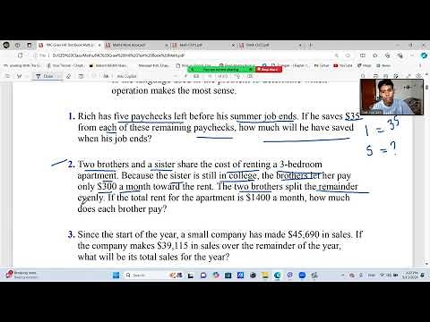 Chapter 1: Whole Numbers and Operations Full Explain