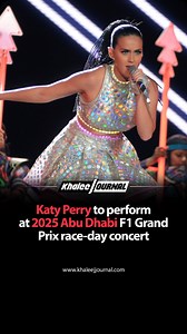  Global pop sensation Katy Perry will take the stage on December 7 to close the 2025 Abu Dhabi Grand Prix concert series at Etihad Park. #katyperry #abudhabigp #f1concert #etihadpark #abudhabi2025 #yasmarina #katyperryfans #katyperryconcert #abudhabi #abudhabievents #abudhabilife #uaeconcerts #uae #ethihad | Khaleej Journal | Facebook