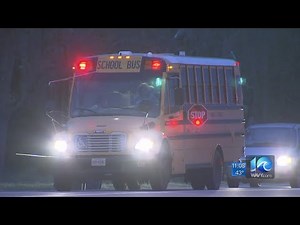 Suffolk elementary student not allowed to board school bus, left behind at bus stop
