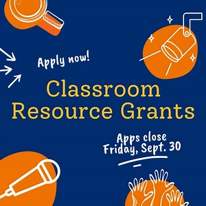 7.8K views · 3 comments | APPLICATIONS NOW OPEN: Classroom Resource Grants distribute funds directly to under-resourced public schools to provide equipment, instruments, and other necessary materials to provide access to theatre in schools. Apply today: https://bit.ly/3CghAd0 #ALWInitiative | American Theatre Wing | Facebook