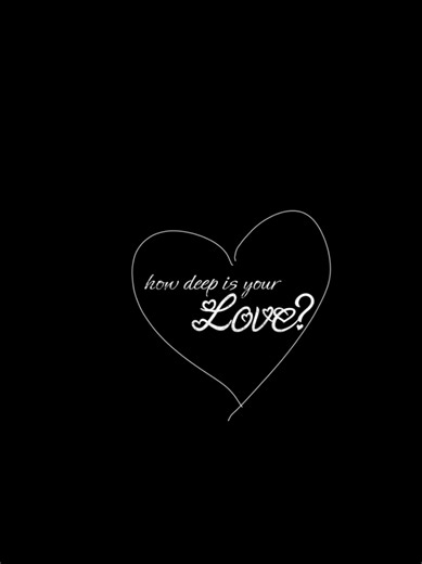 How Deep Is Your Love Cover - Touching Lyrics