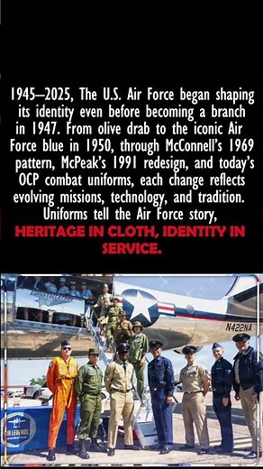Air Force Uniforms Through Time