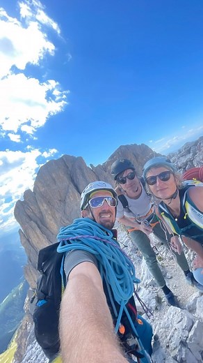 Dolomites Rock Trip 🏔️🎒😎🧗‍♂️🇮🇹🍕🍻 Photos from IFMGA mountain guide Teo, who led this amazing rock climbing week in the stunning Dolomites of the Italian Alps. It’s a course that’s going to feature with scheduled dates in 2024. 〽️ http://www.icicle-mountaineering.ltd.uk/courses.html 📍Dolomites, Italy #climbing #dolomites #italianalps #rockclimbing #italy #ifmga #mountainguide #iciclemountaineering | Icicle Mountaineering