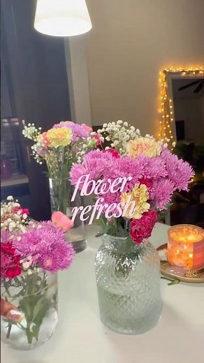 EASY AT HOME SPRING FLOWER ARRANGEMENT 💐 #floralarrangement #flowers #flowerbouqet