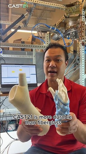 Cast21 vs Fiberglass in Flexural Tests. Read the full article on our blog #cast21 #orthopedics