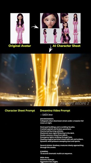 Turn Your Avatar into a Magical Warrior ✨ | Prompt Recipe Z #001