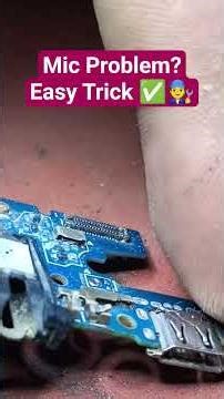 How to replace mic easy way #shortvideo Phone repair