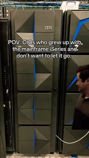 Some CIOs love their iSeries mainframes! #ibm #iseries #mainframe