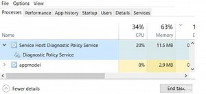 Service Host Fix: Diagnostic policy service High CPU and memory usage - Windows Bulletin