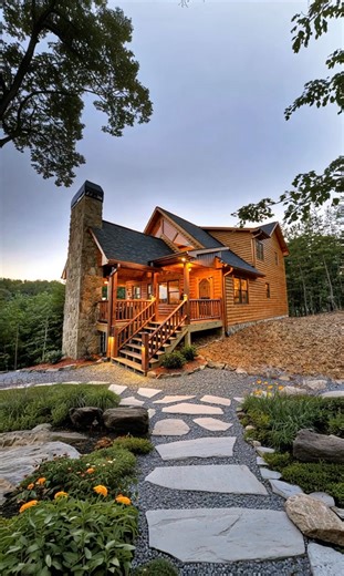 1.3K views · 51 reactions | Gorgeous Cabin | Log Homes | Facebook