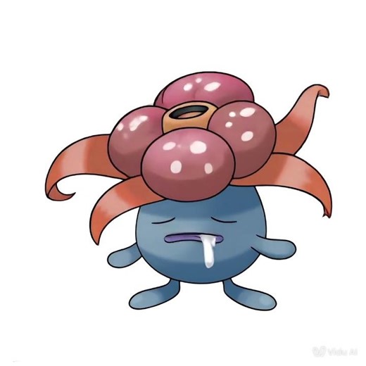 Pokémon Evolution - Gloom Evolve into Vileplume (Square Crop)