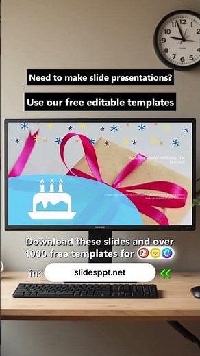 Free Happy Birthday Kids Template for PPT, Canva & Google Slides #happybirthday #presentation