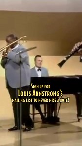 🎺 Stay in the groove with all things Louis Armstrong! Sign up for our email list and be the first to hear about exclusive content and timeless Satchmo stories straight to your inbox. ✨ | Louis Armstrong