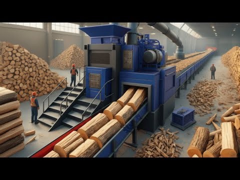 Inside the Factory: Industrial Timber Processing and Pulp Milling – Insane Machines at Work
