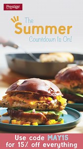 Summer is just around the corner and we can almost taste it🤤 Get ready and save 15% on ALL cookware & bakeware! | Prestige