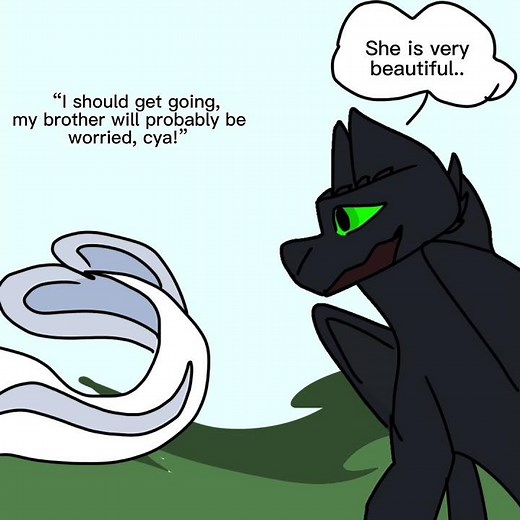 Toothless X Light Fury. Ep. 2 The lover.