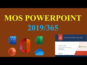 Mos PowerPoint 2019/365 - Project 1 (Pass 100%)