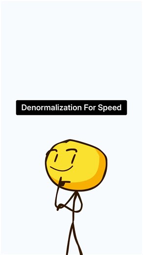 Denormalization For Speed #databaseoptimization #denormalization #databaseperformance #fyp
