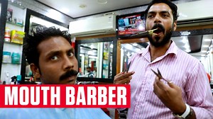 401K views · 892 reactions | This barber from Varanasi has a talent that is mouthful! It is hard to believe but he cuts hair holding the scissors in his mouth. #OMGIndia | HISTORY | Facebook