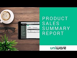Uniware Cloud - Product Sales Summary Report