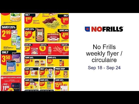 No Frills weekly flyer / circulaire Sep 18 - Sep 24