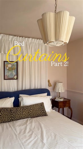 Creating your own bed curtains, for under £150