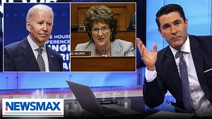On Wednesday's "Rob Schmitt Tonight," the man himself exposes Democrats in his segment "News From the Left," including reacting to Biden asking where a dead congresswoman is in the room, WH Press Secretary Karine Jean-Pierre shrugging it off, new gender pronoun flight attendants, and more. | NEWSMAX