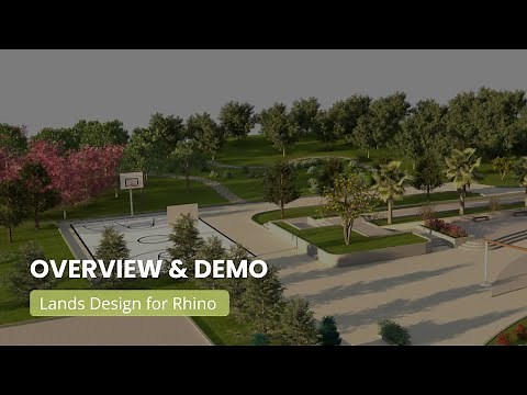 Landscape Modeling and BIM Workflow with Lands Design + Rhino (Webinar)