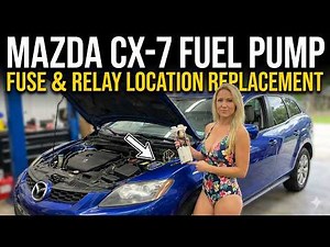 Mazda CX-7 Fuel Pump Fuse Relay Location Replacement | Crank No Start Fix 2007 2008 2009 2010 2011