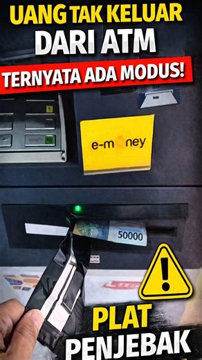 Waspada Modus ATM, Uang Tak Keluar Meski Transaksi Berhasil #berbagiinfo #facts #moduspenipuan