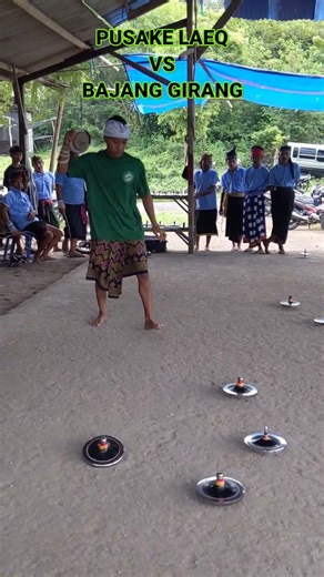 Part 76 - Lombok Indonesia's Big Giant Spinning Top Competition #shorts #usa #gasingreel