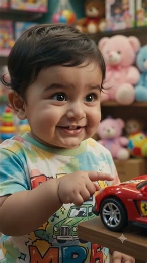 Funny Kid at Toy Shop 😂 | Racing Car Joke |#shorts#viral