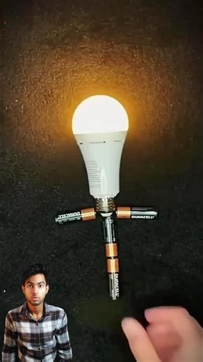 Magic with Battery! DIY LED Bulb Hack"
