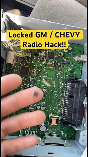 Locked Chevy / GM radio hack! How to remove security chip 2006 Silverado and more