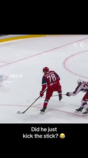 Funny Hockey Moments: Player Kicks Stick