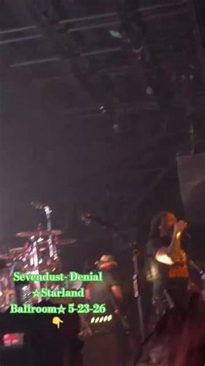 Sevendust- Denial ☆Starland Ballroom☆ 5-23-26
