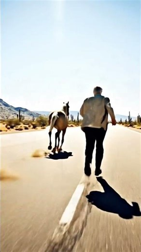 "Incredible Horse Rescue in Arizona Desert! 🐴✨ Old Man & Baby Horse Emotional Moment"