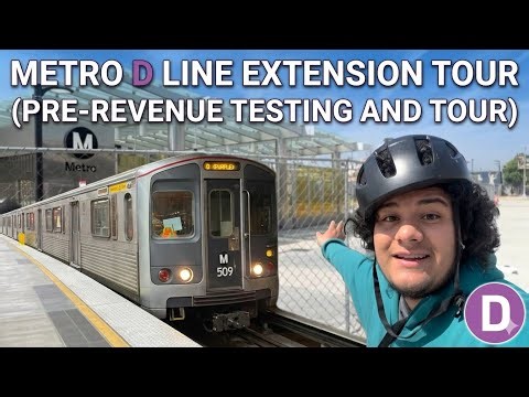 Metro D Line Extension Tour (Pre-Revenue Testing and Tour)