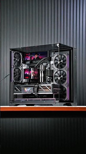 All-Black Stealth PC Build 🔥 Minimal & Beast