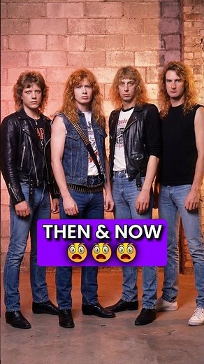Megadeth Band Members: Then & Now 🤟