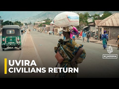 M23 advances in South Kivu: People start returning home to city of Uvira