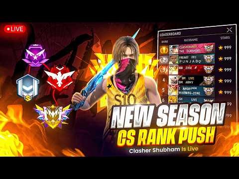 GrandMaster Top 1 Today 💀 CS Rank Push 🚀 Free Fire Live #freefire #classyfreefire