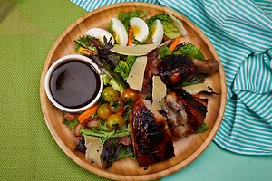 Grilled Chicken Salad With Asian Inspired Dressing | Online Recipe | The Maya Kitchen