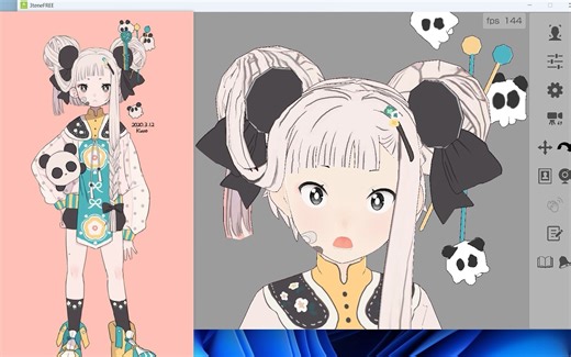 尝试建模3D虚拟主播，让你的OC跳个舞吧