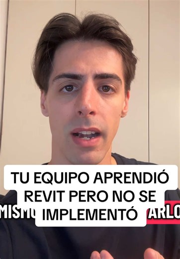 Los cursos genéricos de Revit no son adaptables a los procesos de los estudios de arquitectura o desarrolladoras Deja la palabra IMPLEMENTACIÓN para que veas como sería todo ese proceso aplicado a tu estudio