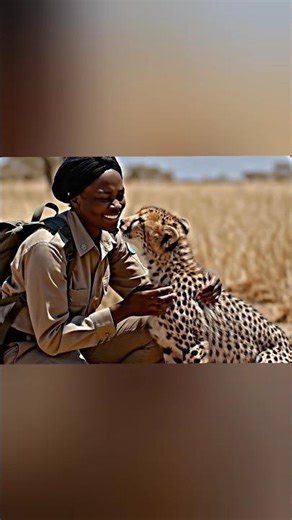 He Saved the Baby Cheetah from Barbed Wire! 🥺💔 #animalrescue