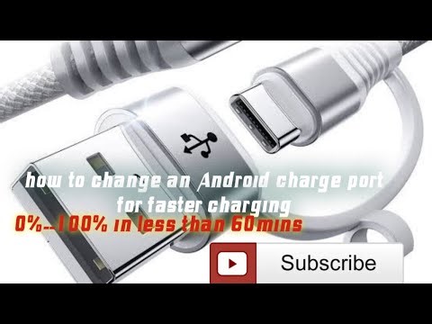 How to fix Android charge portsa that uses removable down panels